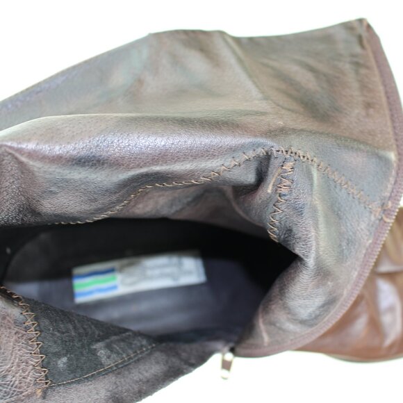 Arnold Churgin Square Toe Stitch Detail Leather Booties (EU 40) - Picture 10 of 10